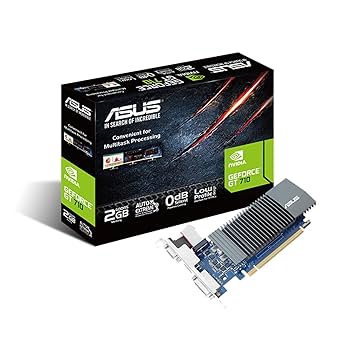 ASUS NVIDIA GeForce GT 710 搭載 ファンレスモデル 2G GT710-4H-SL-2GD5 GT710-4H-SL-2GD5｜Graphics Cards｜ASUS USA